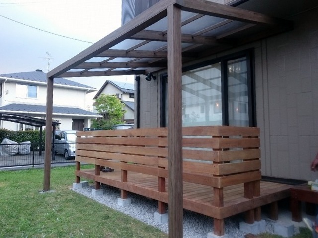   【郡山市】Ｙ様邸　デッキテラス工事（望月）