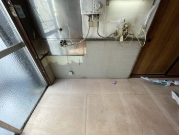リフォーム　台所　ｷｯﾁﾝ　トイレ　床