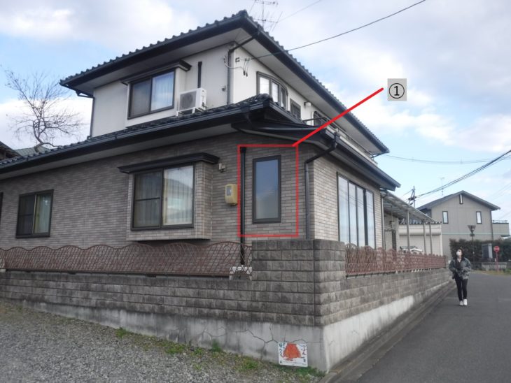 施工前の窓サッシです