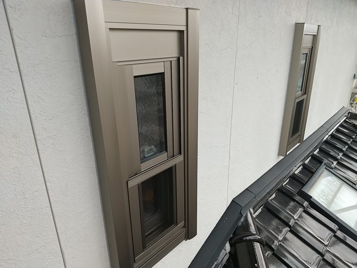 交換後のリフォーム窓サッシです。