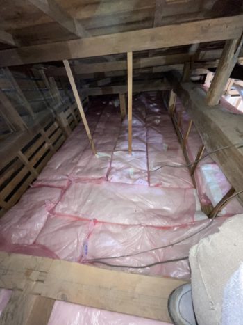 郡山市での住宅改修、床断熱工事